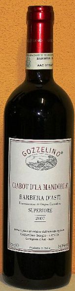 BARBERA D’ASTI DOCG CIABOT D'LA MANDORLA - GOZZELINO